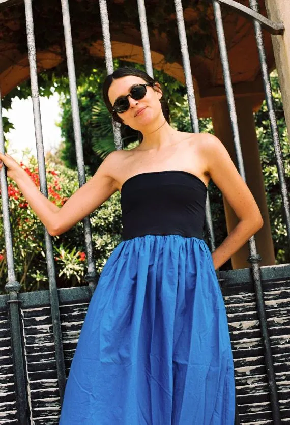 Ciao Lucia Long Dresses Tufo Dress Klein Blue 8211 Women