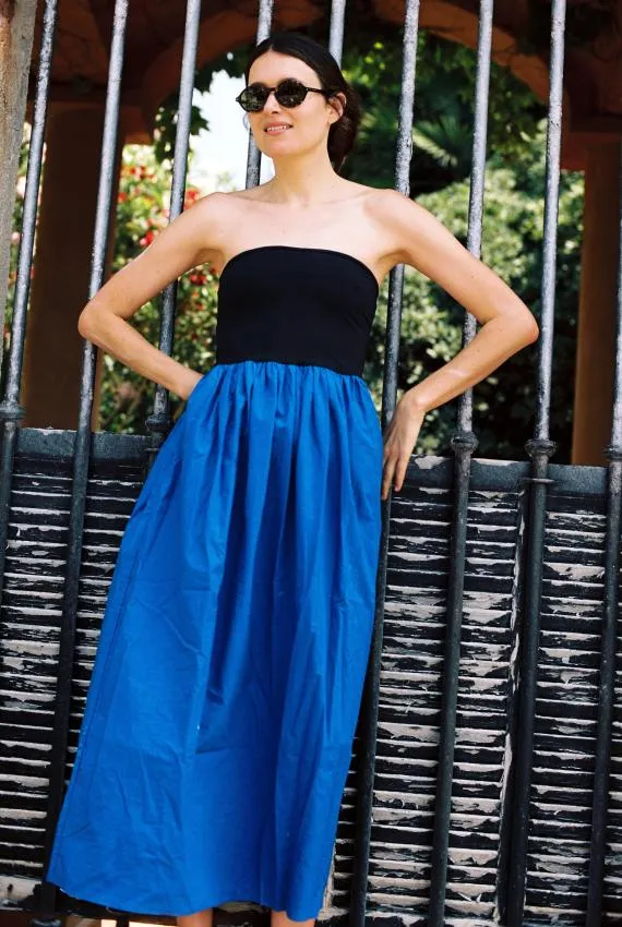 Ciao Lucia Long Dresses Tufo Dress Klein Blue 8211 Women