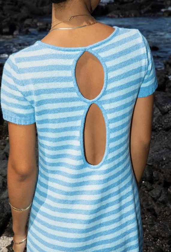 Ciao Lucia Mini Dresses Short Sleeve Floriana Acqua 8211 Women