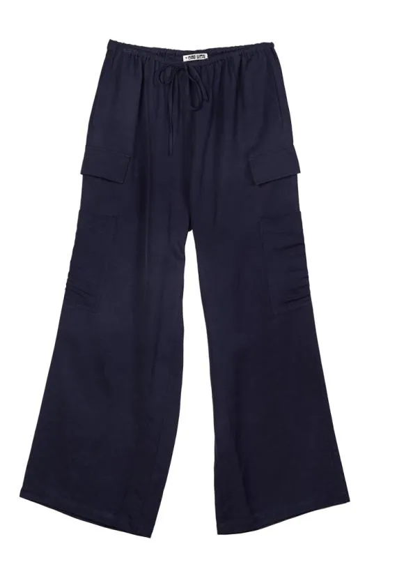 Ciao Lucia Pants Marceau Navy Cargo Pant 8211 Women