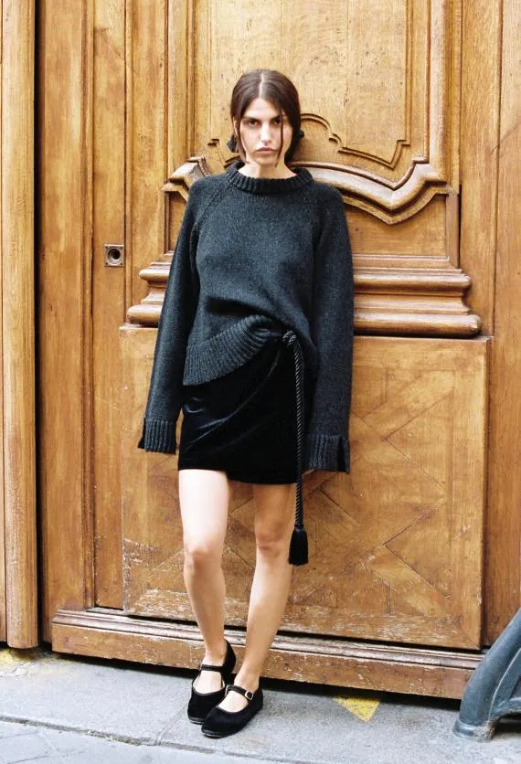 Ciao Lucia Skirts Luz Skirt Black Velvet 8211 Women