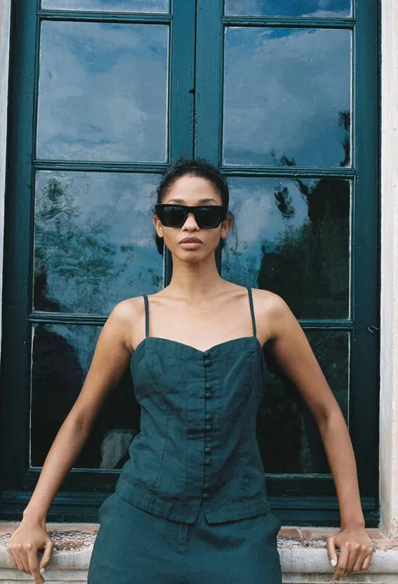 Ciao Lucia Sleeveless Tops Cortez Top Black 8211 Women