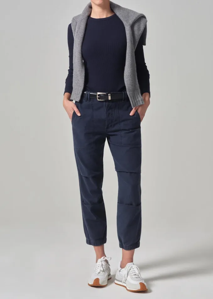 Citizens Of Humanity Agni Utility Trouser In Washed Marine Women Pants