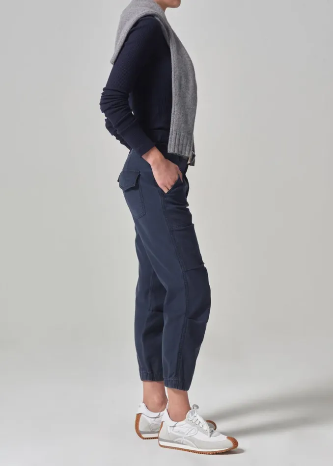 Citizens Of Humanity Agni Utility Trouser In Washed Marine Women Pants