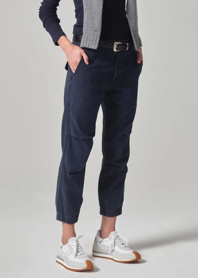 Citizens Of Humanity Agni Utility Trouser In Washed Marine Women Pants