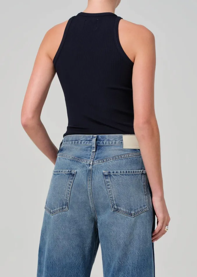 Citizens Of Humanity Akira Tank In Navy Women Tops