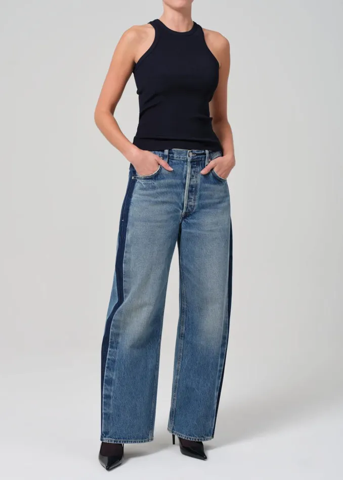 Citizens Of Humanity Akira Tank In Navy Women Tops