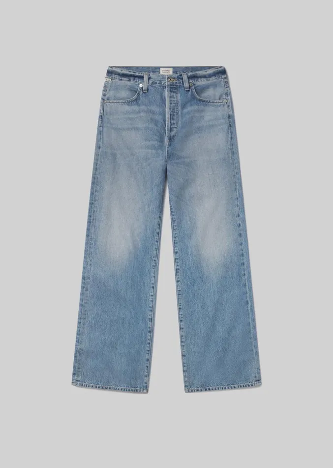 Citizens Of Humanity Annina High Rise Wide Leg 33034 In Meuse Women Jeans