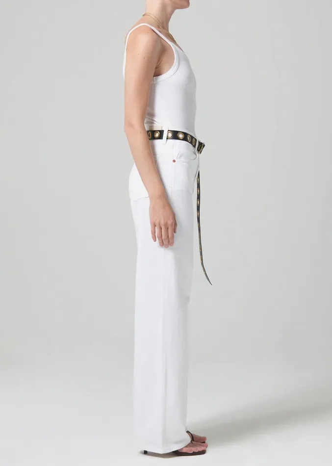 Citizens Of Humanity Annina High Rise Wide Leg 33034 In Seashell Women Jeans