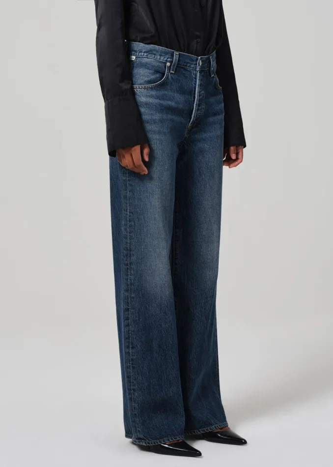 Citizens Of Humanity Annina High Rise Wide Leg 33034 In Westwood Women Jeans