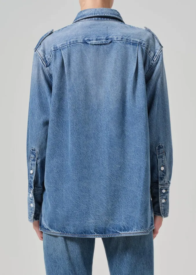 Citizens Of Humanity Ari Shirt In Dweller Women Tops