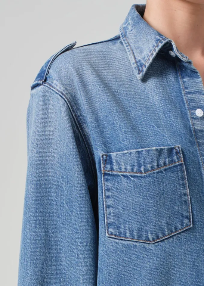 Citizens Of Humanity Ari Shirt In Dweller Women Tops