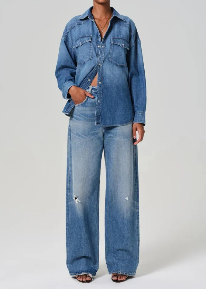 Citizens Of Humanity Ayla Baggy In Solano Women Jeans