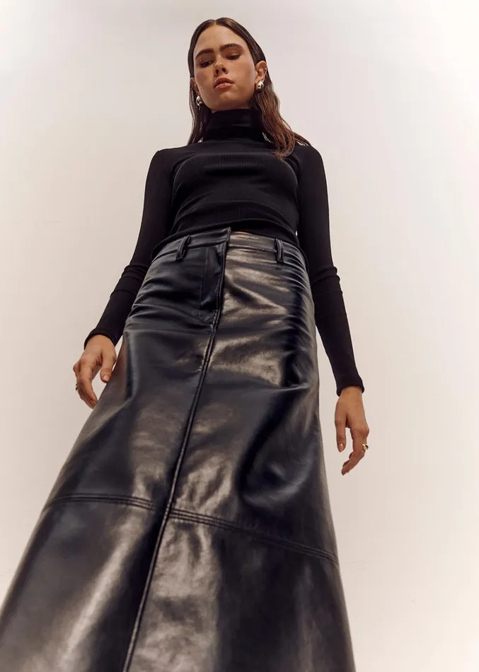 Citizens Of Humanity Caradene Turtleneck In Black Women Tops