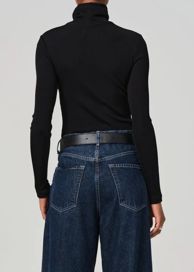 Citizens Of Humanity Caradene Turtleneck In Black Women Tops