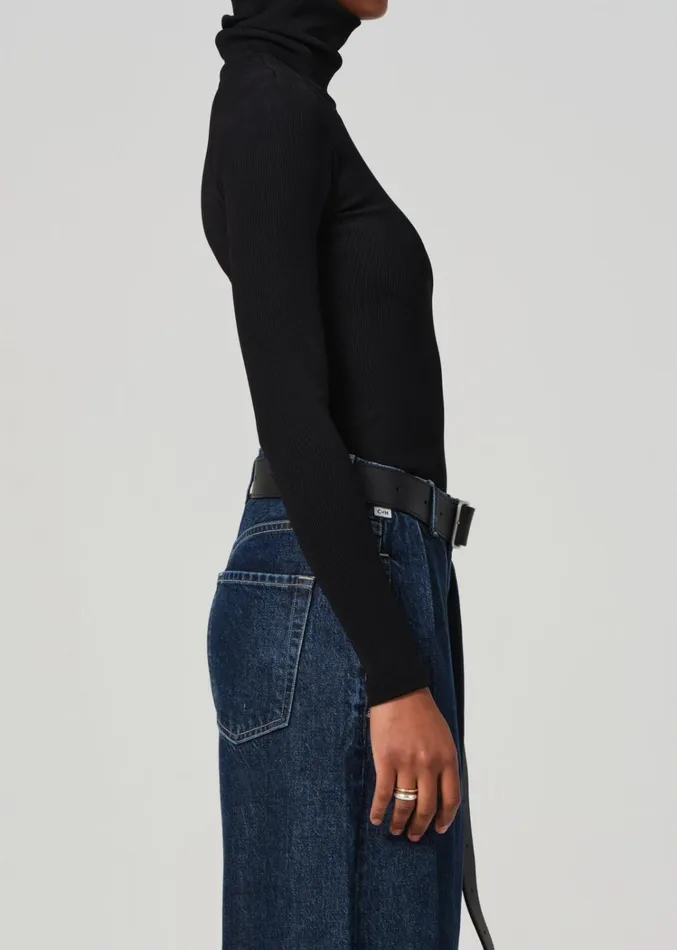 Citizens Of Humanity Caradene Turtleneck In Black Women Tops