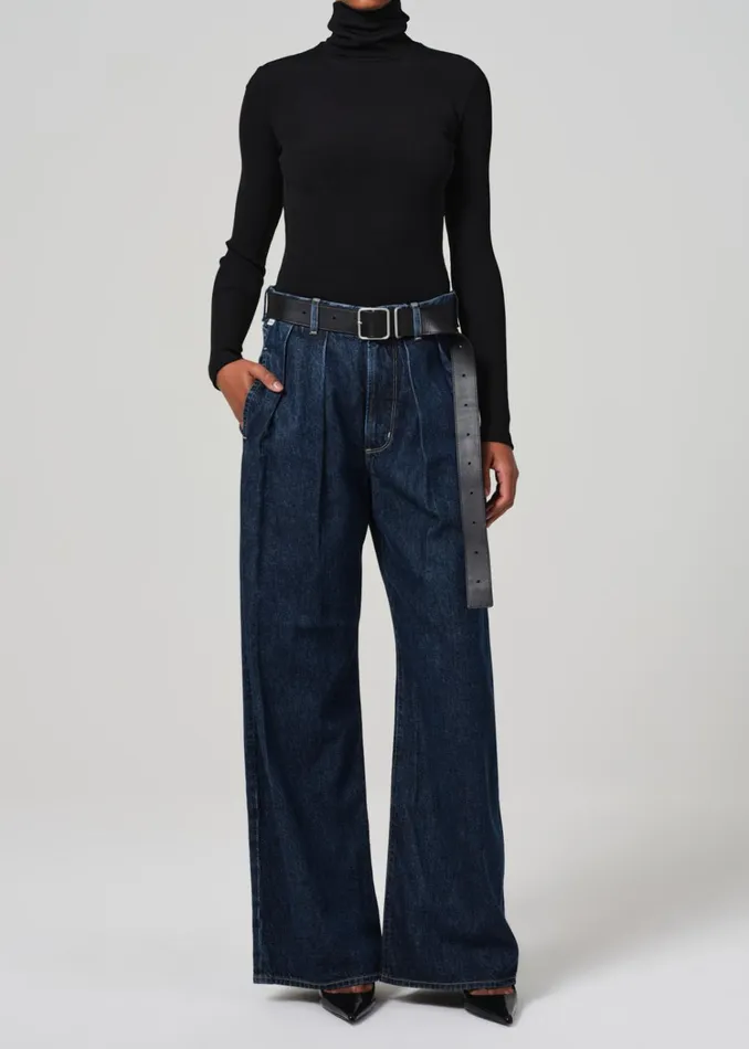 Citizens Of Humanity Caradene Turtleneck In Black Women Tops
