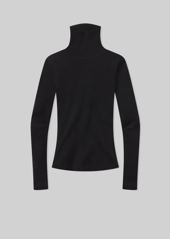 Citizens Of Humanity Caradene Turtleneck In Black Women Tops