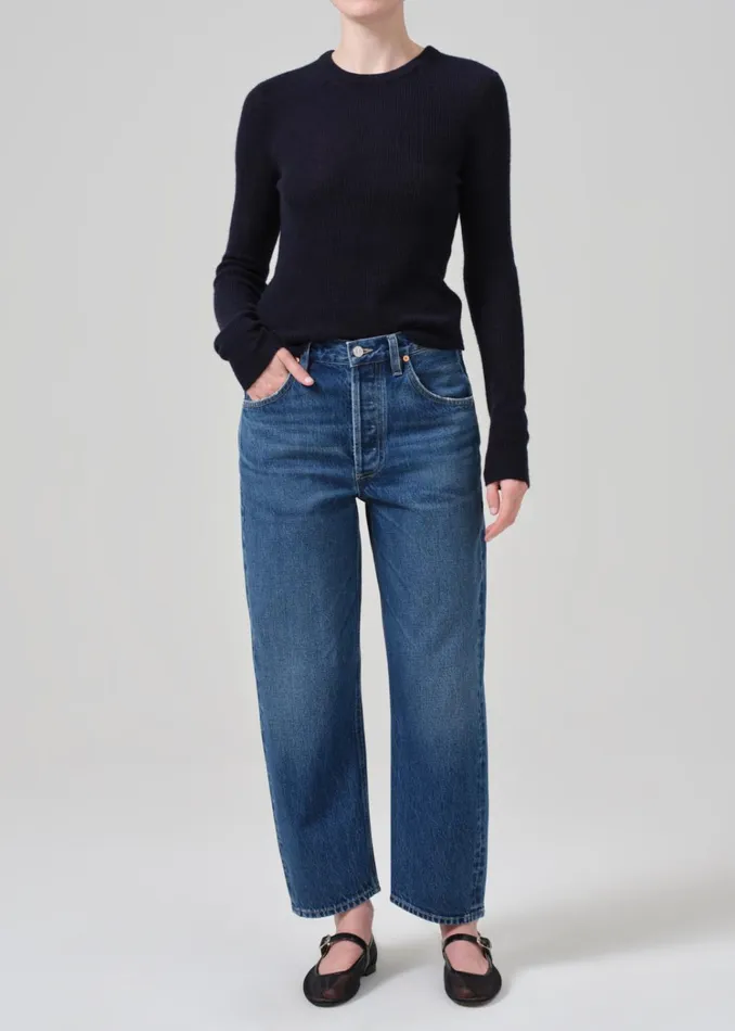 Citizens Of Humanity Dahlia Bow Leg Baby Roll In Claremont Women Jeans