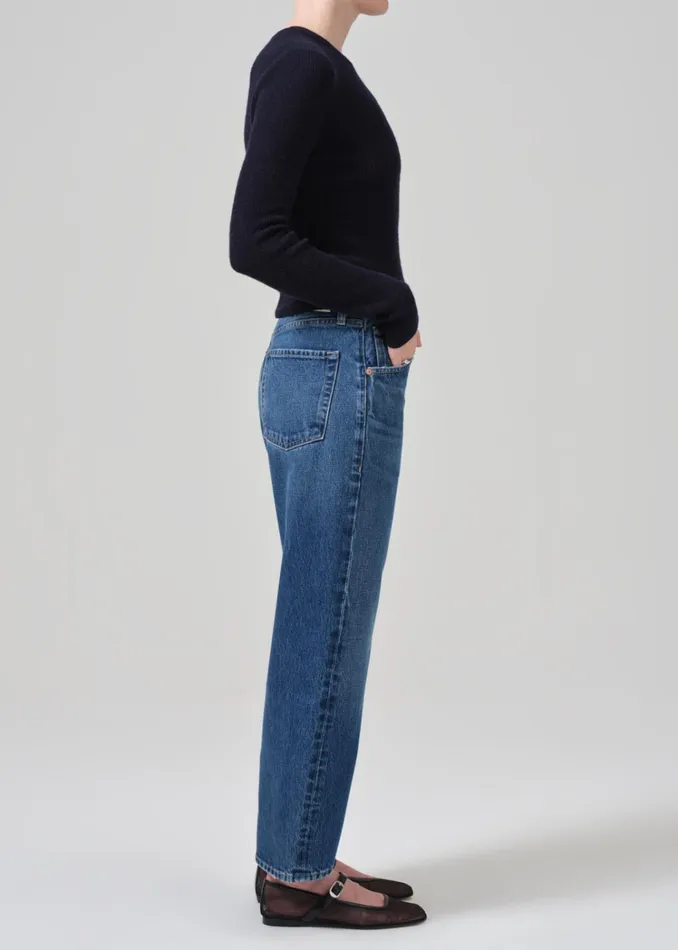 Citizens Of Humanity Dahlia Bow Leg Baby Roll In Claremont Women Jeans