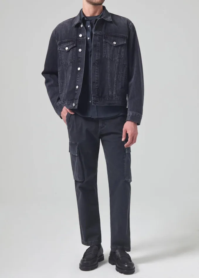 Citizens Of Humanity Dillon Cargo In Peppercorn Men Pants