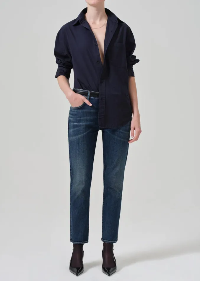 Citizens Of Humanity Emerson Mid Rise Relaxed 27034 In Blue Ridge Women Jeans