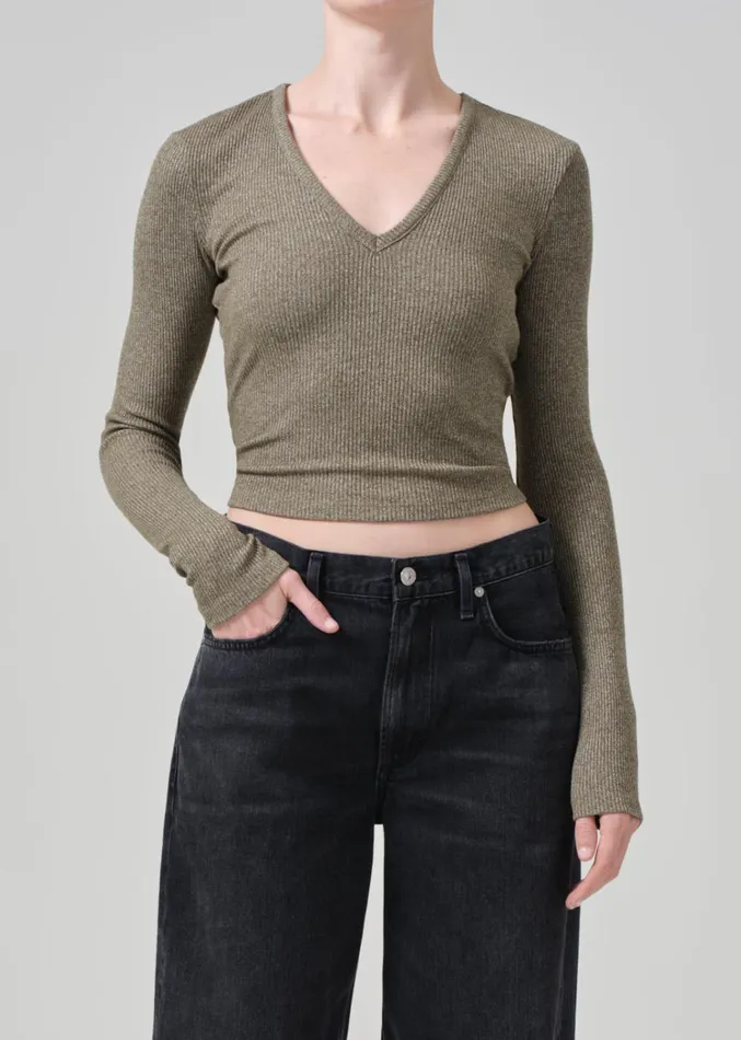 Citizens Of Humanity Emma VNeck In Costes Women Tops