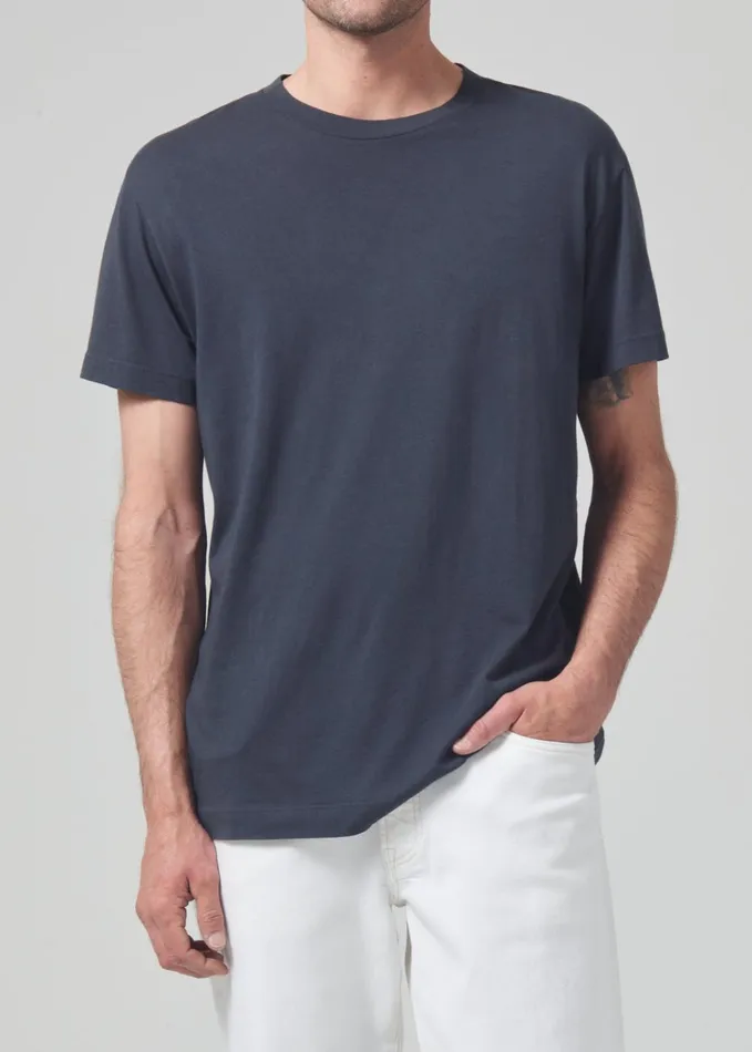Citizens Of Humanity Everyday Short Sleeve Tee In Charred Cedar Men Shirts