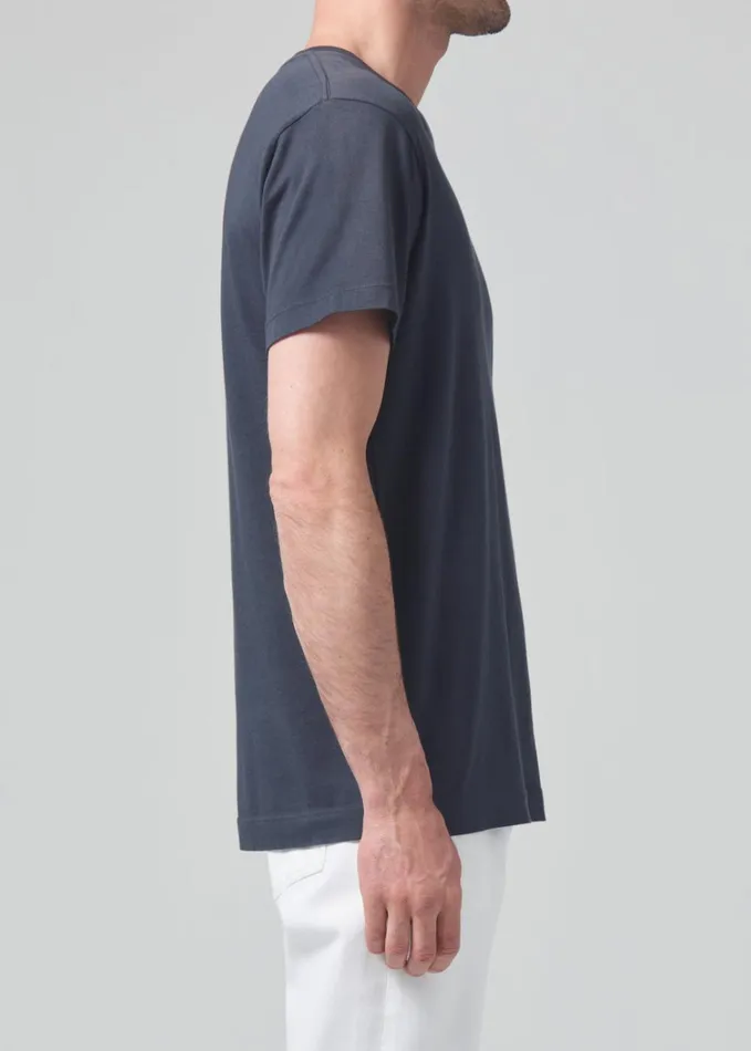Citizens Of Humanity Everyday Short Sleeve Tee In Charred Cedar Men Shirts