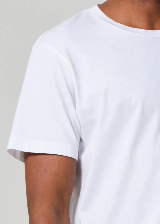 Citizens Of Humanity Everyday Short Sleeve Tee In White Men Shirts