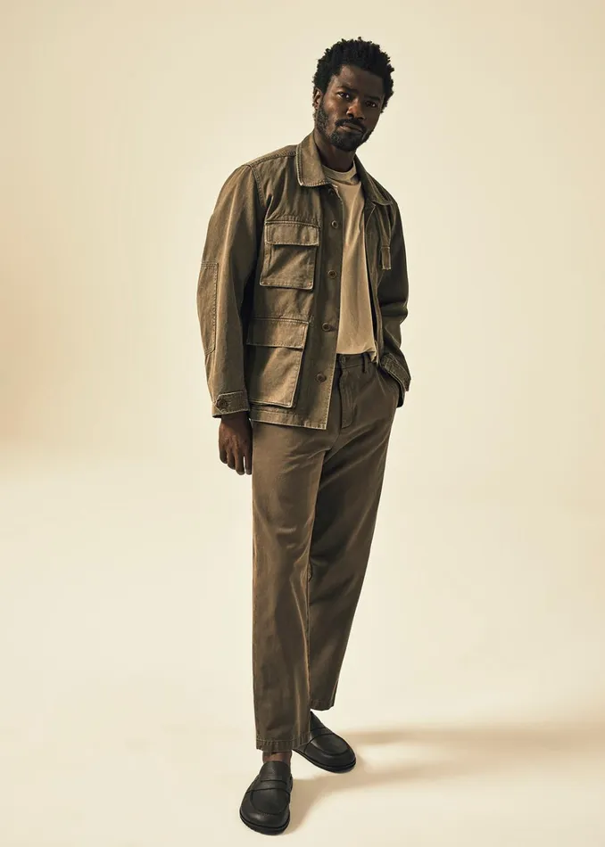 Citizens Of Humanity Flat Front Chino In Bay Leaf Men Pants