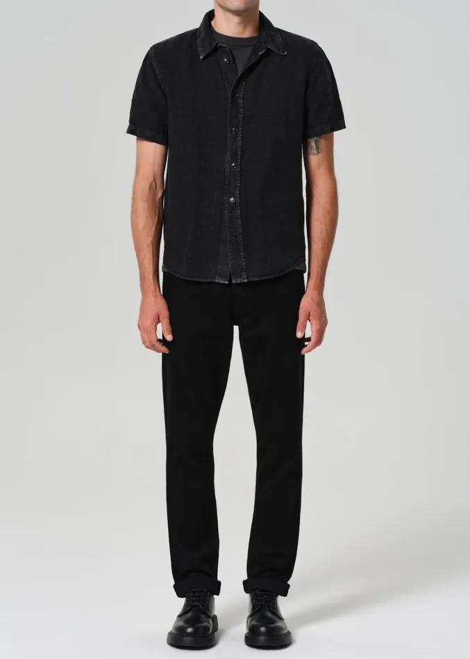 Citizens Of Humanity Gage Slim Straight Cashmere Denim In Starless Men Jeans