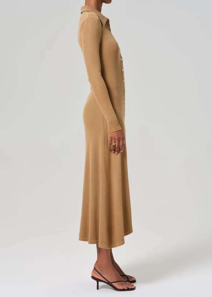 Citizens Of Humanity Gila Polo Dress In Marcona Women Tops
