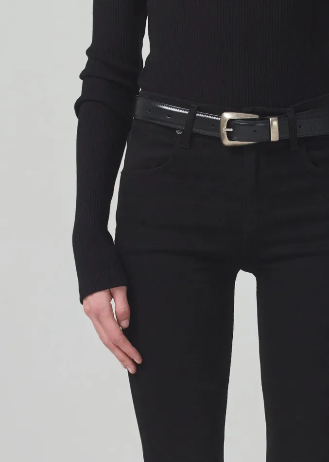 Citizens Of Humanity Isola Flare 32034 In Plush Black Women Jeans