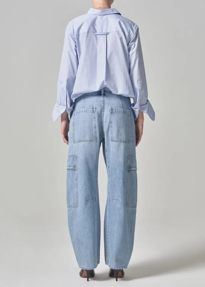 Citizens Of Humanity Marcelle Low Slung Easy Cargo In Cloud Nine Women Jeans
