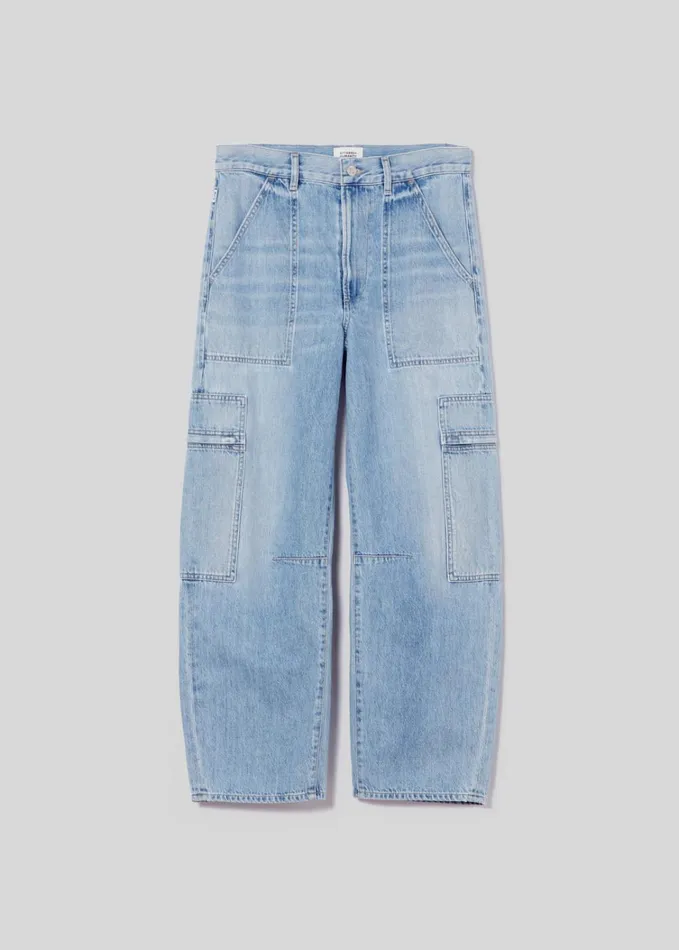 Citizens Of Humanity Marcelle Low Slung Easy Cargo In Cloud Nine Women Jeans
