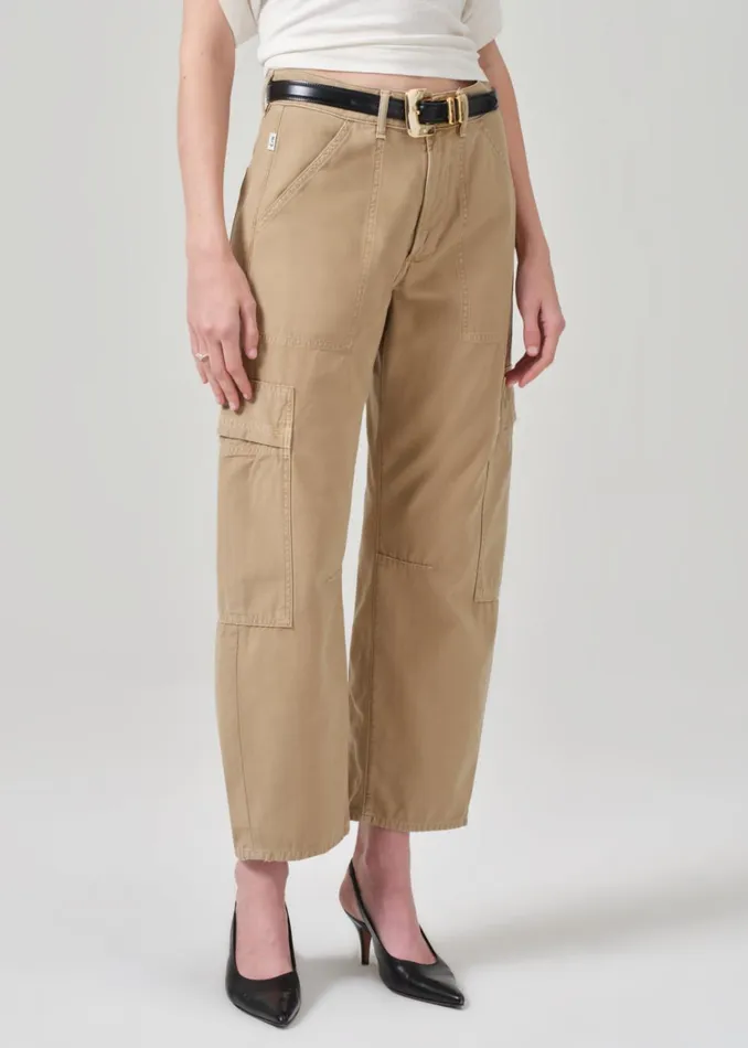 Citizens Of Humanity Marcelle Low Slung Easy Cargo In Heirloom Women Pants