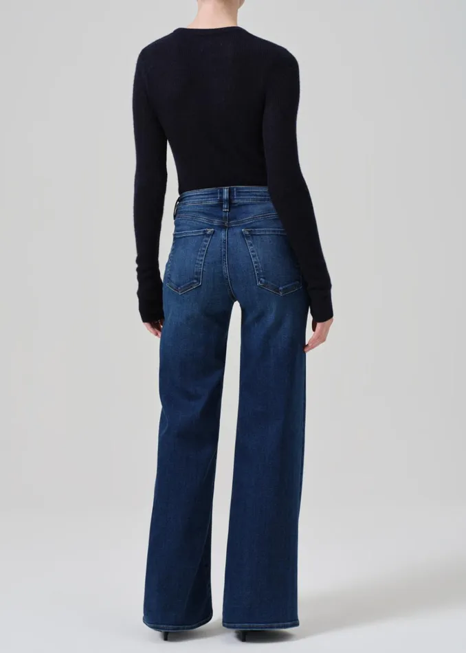 Citizens Of Humanity Raven Patch Pocket Wide Leg In Regency Women Jeans