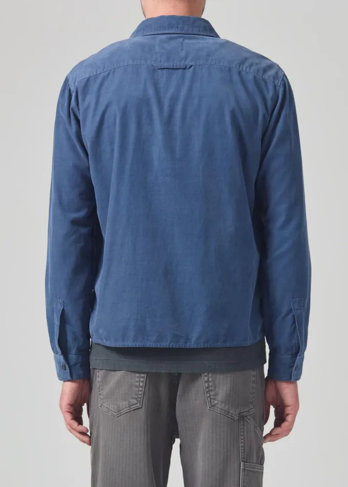 Citizens Of Humanity Rework Shirt Corduroy In Overcast Men Shirts
