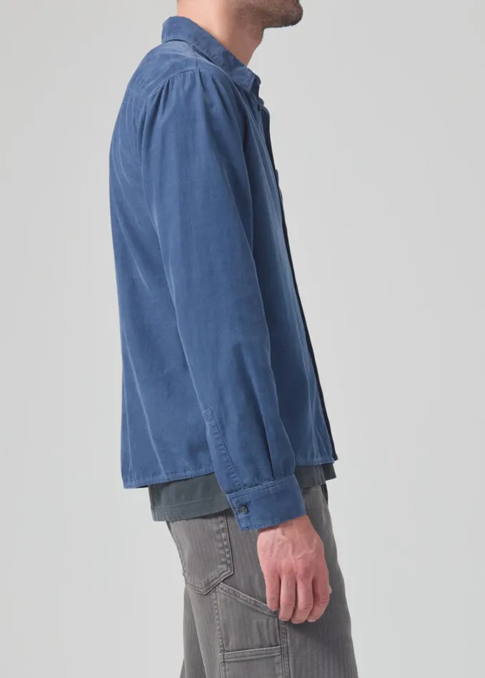 Citizens Of Humanity Rework Shirt Corduroy In Overcast Men Shirts