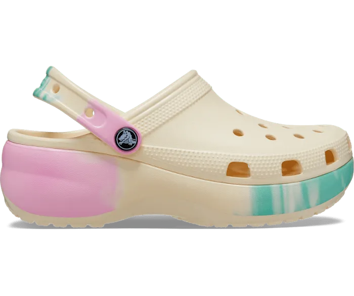 Classic Platform Ombre Clog Vanillamulti Women Crocs Clogs