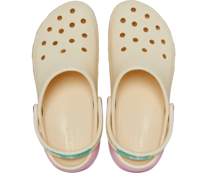Classic Platform Ombre Clog Vanillamulti Women Crocs Clogs
