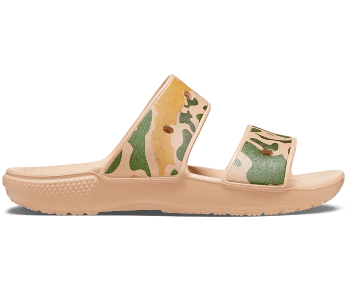 Classic Printed Camo Sandal Chai Tan Men Crocs Slides