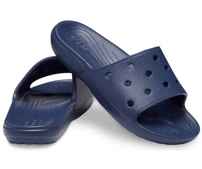 Classic Slide Navy Women Crocs Slides