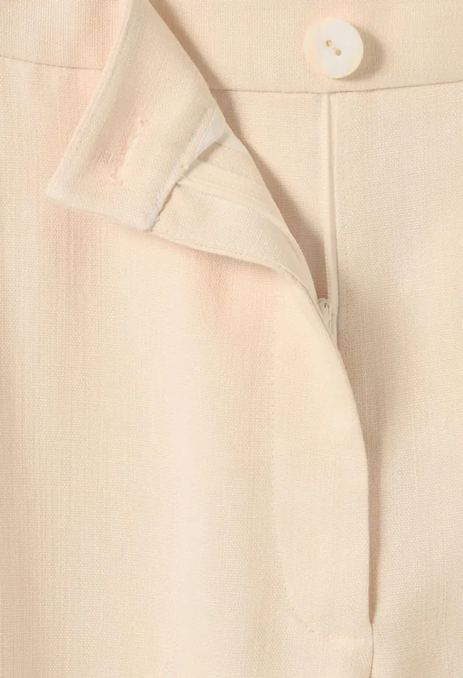 Claudie Pierlot Ivory Tailored Trousers Women Jeans And Trousers