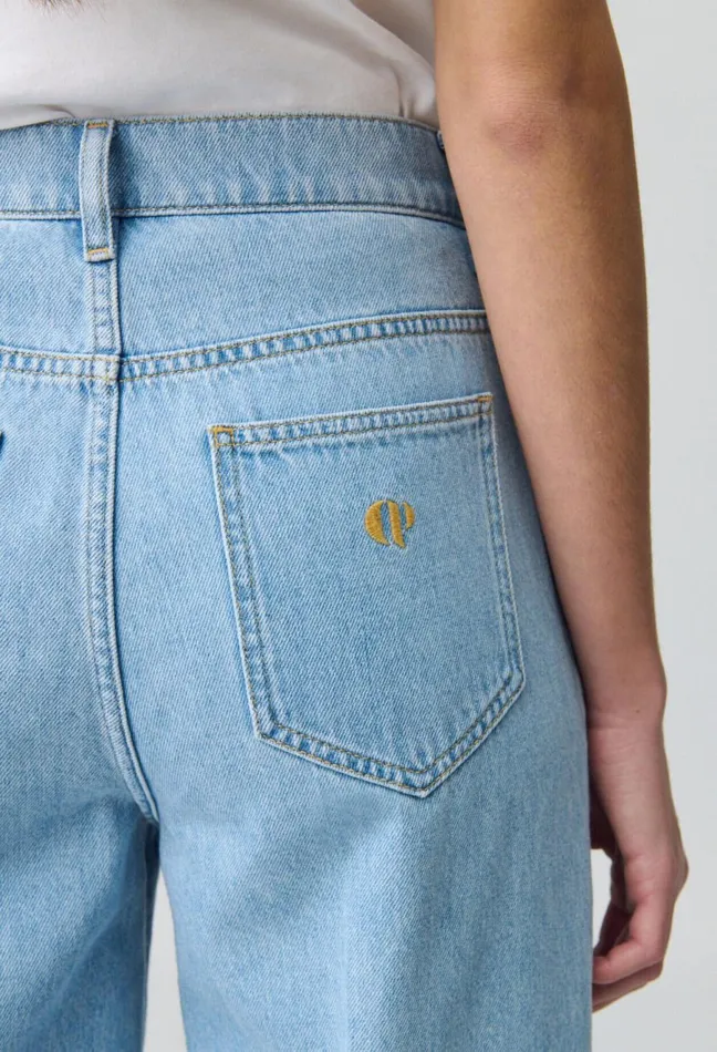 Claudie Pierlot Marc WideLeg Denim Jeans Denim Mid Blue Women Jeans And Trousers Claudie Pierlot Marc WideLeg Denim Jeans Denim Mid Blue Women Jeans And Trousers