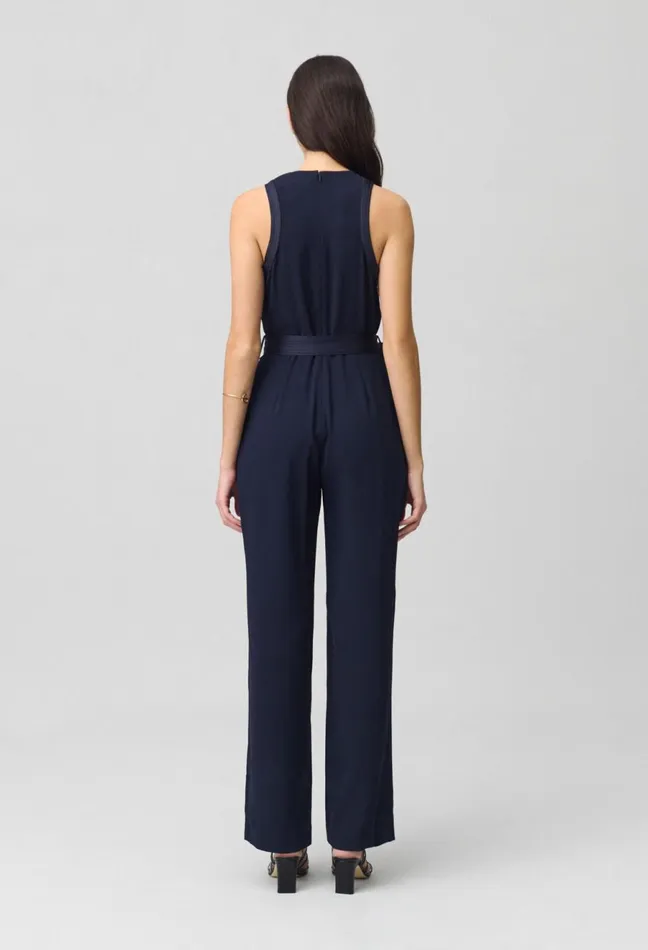 Claudie Pierlot Navy Jumpsuit Women Jumpsuits Claudie Pierlot Navy Jumpsuit Women Jumpsuits