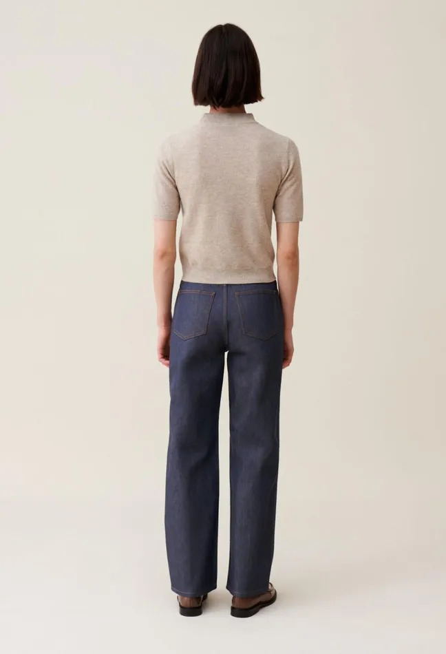 Claudie Pierlot Wool Jumper With High Neck Beige Women Knitwear And Cardigans