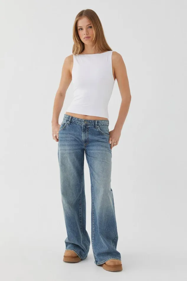 Clothing Supr Going Out Tops Soft Boat Neck Top White