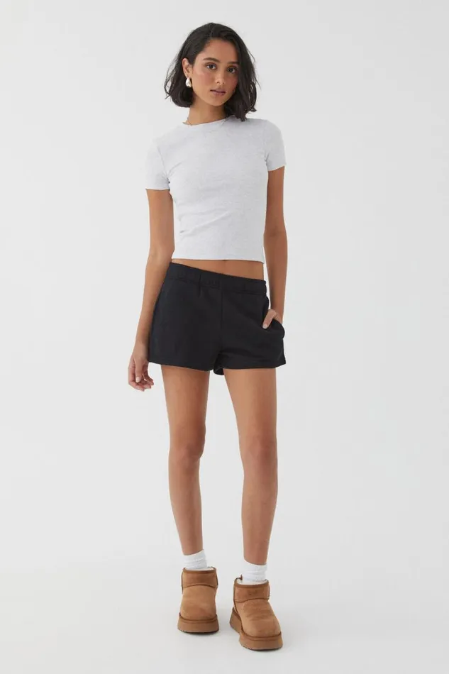 Clothing Supr Hoodies and Trackies Malia Sweat Short Black